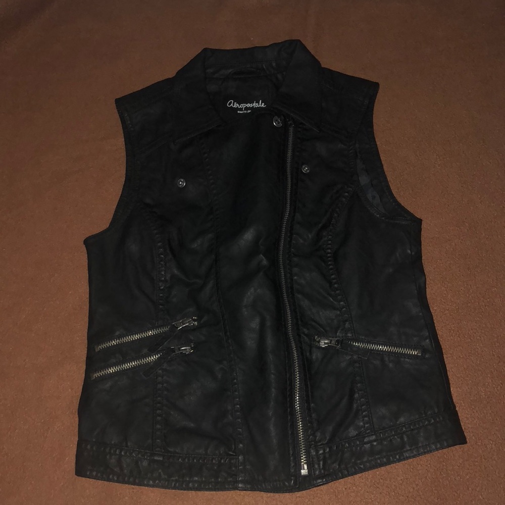 Leather vest